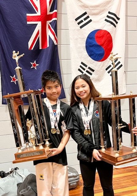 Christchurch Taekwondo Club wins best Black Belt and Best Colour Belt Poomsae at TUNZ South Island Champs 2022